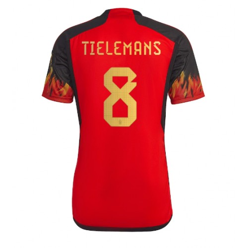 Belgia Youri Tielemans #8 Hjemmedrakt VM 2022 Kortermet Belgia Youri Tielemans #8 Hjemmedrakt VM 2022 Kortermet